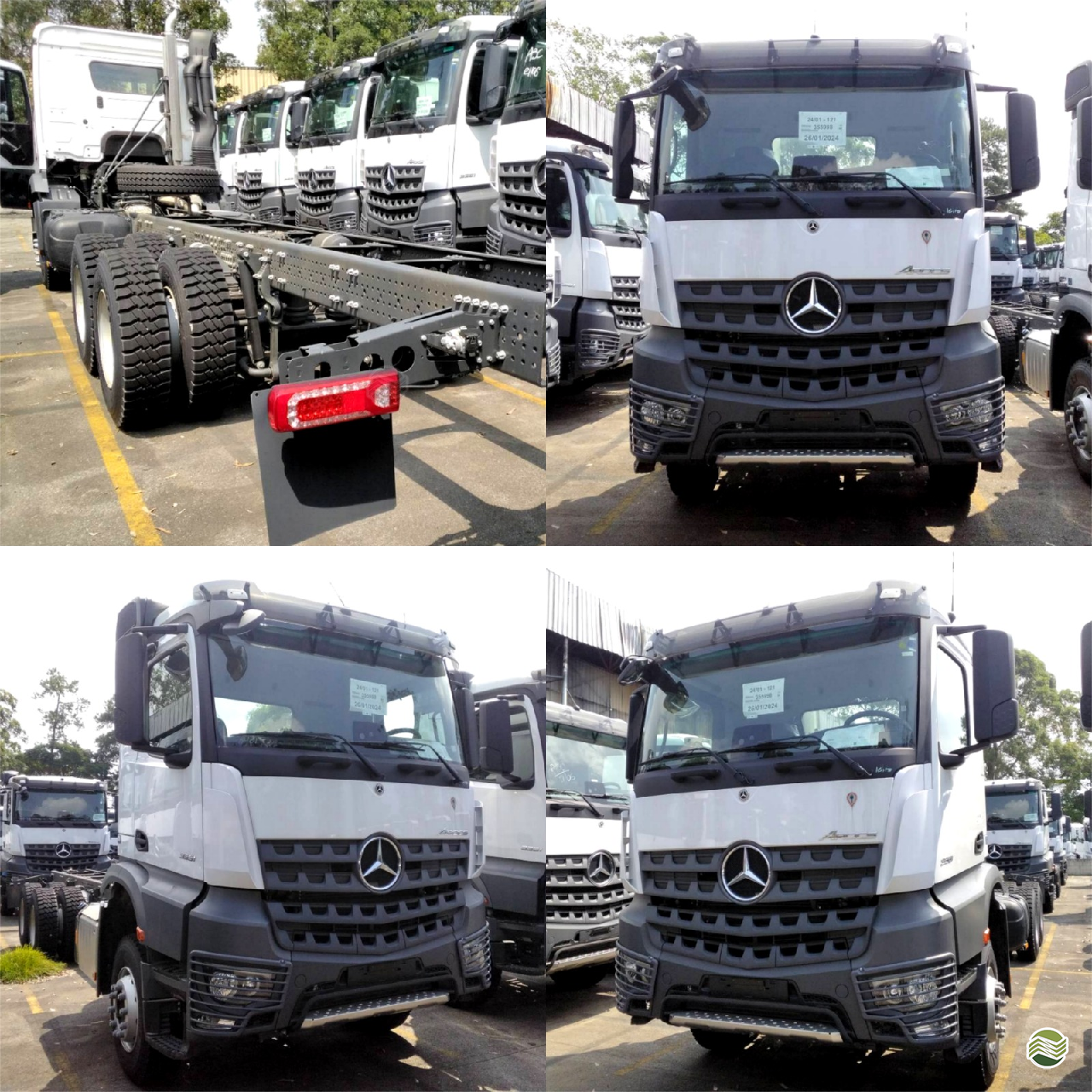 CAMINHAO MERCEDES-BENZ MB 3351 Plataforma Truck 6x4 LF Máquinas Agrícolas SP MIGUELOPOLIS SÃO PAULO SP
